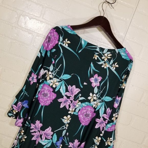 Lane Bryant Boho Jade Green midi dress NWT - Picture 8 of 8